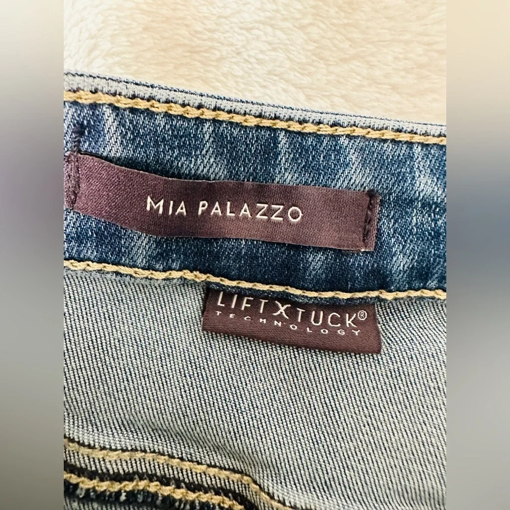 NYDJ MIA Palazzo High Waisted Flare Jeans Size 8 - Picture 14 of 15